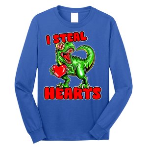 I Steal Hearts Dinosaur Valentines Day Meaningful Gift Long Sleeve Shirt