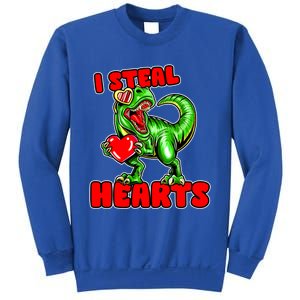 I Steal Hearts Dinosaur Valentines Day Meaningful Gift Sweatshirt