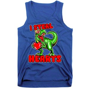 I Steal Hearts Dinosaur Valentines Day Meaningful Gift Tank Top