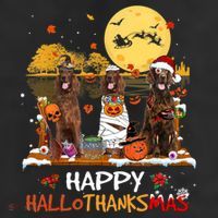 Irish Setter Happy Hallothanksmas Halloween Thanksgiving Funny Gift Cool Comfort Performance Bucket Hat