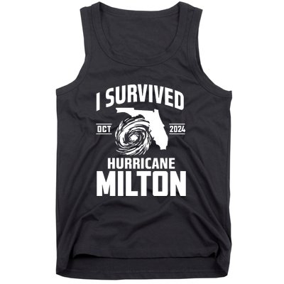 I Survived Hurricane Milton 2024 Florida Survivor Hurricane Graphic Tank Top