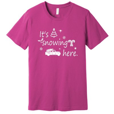 ItS Snowing Here. Premium T-Shirt