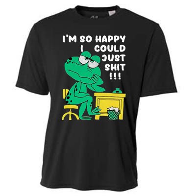 IM So Happy I Could Just S.Hi.T Cooling Performance Crew T-Shirt