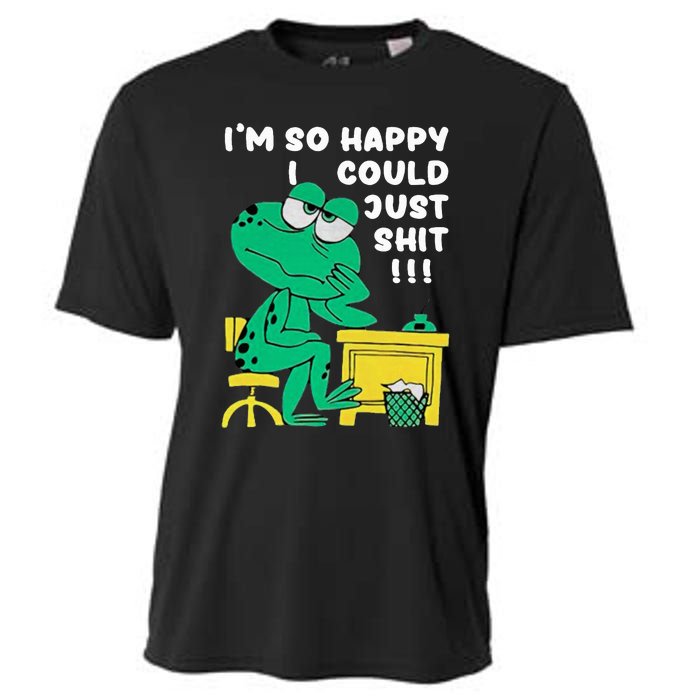 IM So Happy I Could Just S.Hi.T Cooling Performance Crew T-Shirt