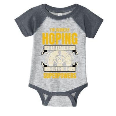 I'm Secretly Hoping Radiation Gives Me Superpowers Cancer Infant Baby Jersey Bodysuit