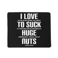 I Suck Huge Nuts Fuuny Fantasy Football Loser Mousepad