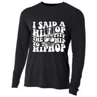 I Said Hip The Hippity To Hop Hip Hop Bunny Easter Cooling Performance Long Sleeve Crew