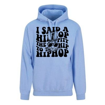 I Said Hip The Hippity To Hop Hip Hop Bunny Easter Unisex Surf Hoodie