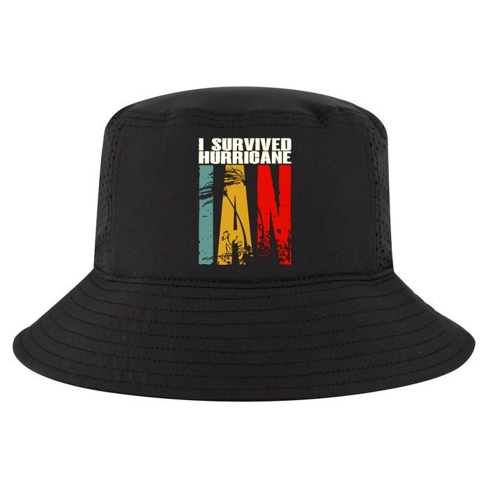 I Survived Hurricane Ian Florida Strong Cool Comfort Performance Bucket Hat