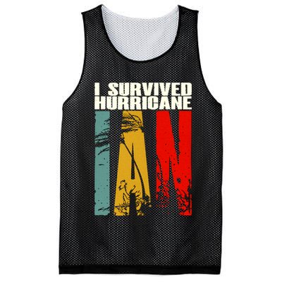 I Survived Hurricane Ian Florida Strong Mesh Reversible Basketball Jersey Tank