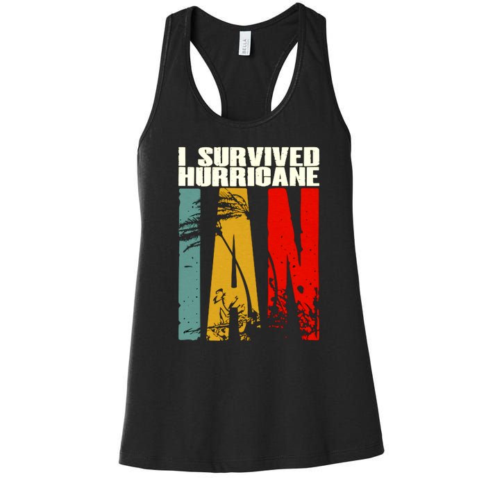 I Survived Hurricane Ian Florida Strong Women's Racerback Tank