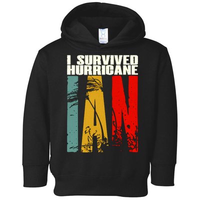 I Survived Hurricane Ian Florida Strong Toddler Hoodie