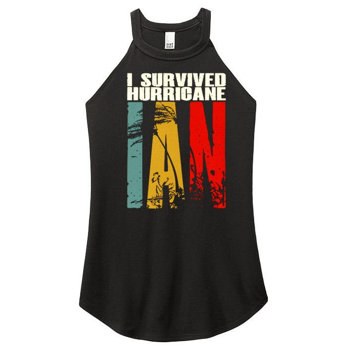 I Survived Hurricane Ian Florida Strong Women’s Perfect Tri Rocker Tank