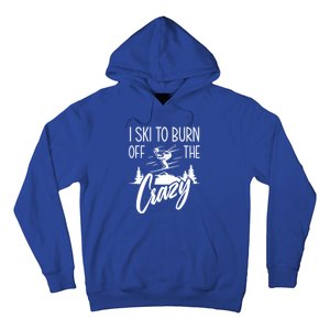 I Ski Hobby Skiing Athlete Winter Sports Ski Lover Gift Hoodie