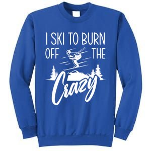 I Ski Hobby Skiing Athlete Winter Sports Ski Lover Gift Sweatshirt