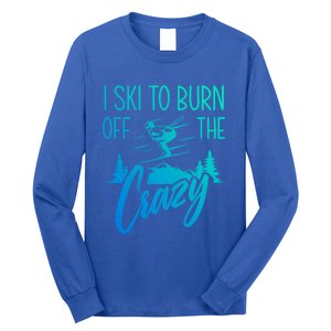 I Ski Hobby Skiing Athlete Winter Sports Ski Lover Gift Long Sleeve Shirt