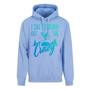 I Ski Hobby Skiing Athlete Winter Sports Ski Lover Gift Unisex Surf Hoodie