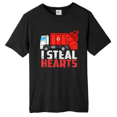 I Steal Hearts Garbage Truck Valentines Day Tall Fusion ChromaSoft Performance T-Shirt