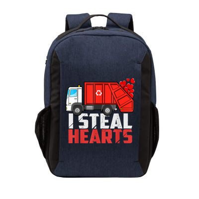 I Steal Hearts Garbage Truck Valentines Day Vector Backpack