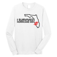 I Survived Hurricane Ian Florida Map Long Sleeve Shirt
