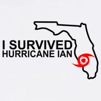 I Survived Hurricane Ian Florida Map Long Sleeve Shirt