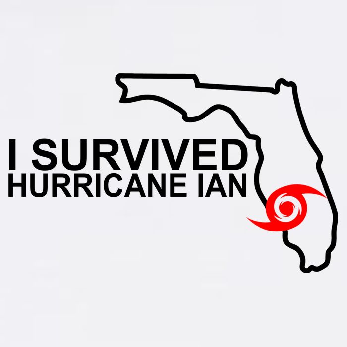 I Survived Hurricane Ian Florida Map Sustainable Bucket Hat