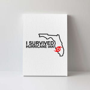 I Survived Hurricane Ian Florida Map Canvas