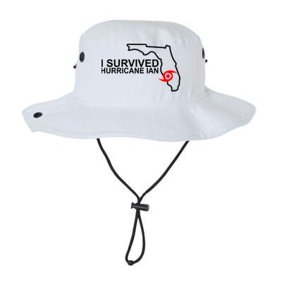 I Survived Hurricane Ian Florida Map Bucket Hat