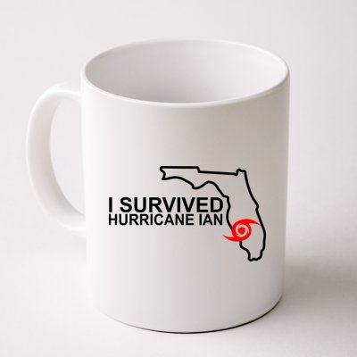 I Survived Hurricane Ian Florida Map Mug