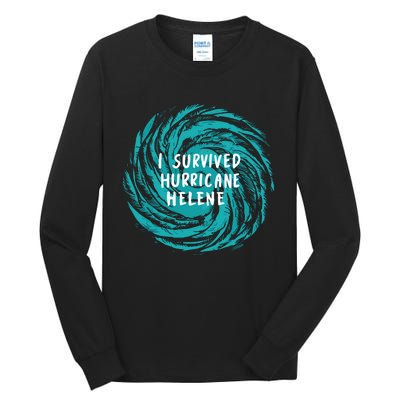 I Survived Hurricane Helene 2024 Florida Tall Long Sleeve T-Shirt