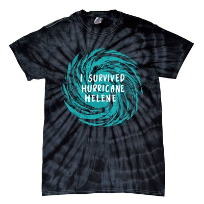 I Survived Hurricane Helene 2024 Florida Tie-Dye T-Shirt