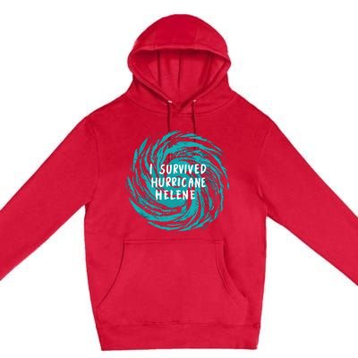 I Survived Hurricane Helene 2024 Florida Premium Pullover Hoodie