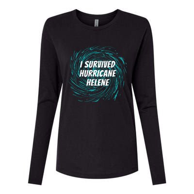 I Survived Hurricane Helene 2024 Florida Womens Cotton Relaxed Long Sleeve T-Shirt