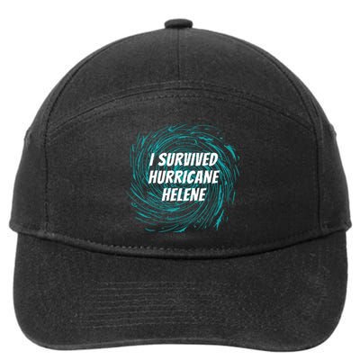 I Survived Hurricane Helene 2024 Florida 7-Panel Snapback Hat