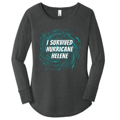 I Survived Hurricane Helene 2024 Florida Women's Perfect Tri Tunic Long Sleeve Shirt