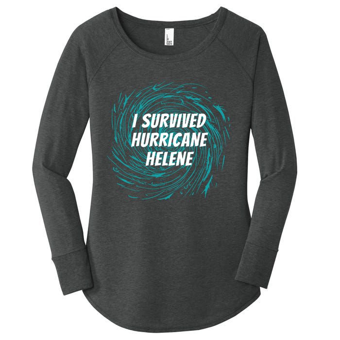 I Survived Hurricane Helene 2024 Florida Women's Perfect Tri Tunic Long Sleeve Shirt