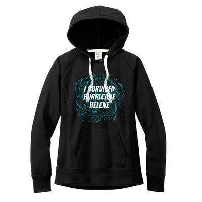 I Survived Hurricane Helene 2024 Florida Women's Fleece Hoodie