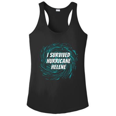 I Survived Hurricane Helene 2024 Florida Ladies PosiCharge Competitor Racerback Tank