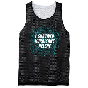 I Survived Hurricane Helene 2024 Florida Mesh Reversible Basketball Jersey Tank