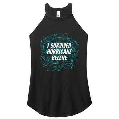 I Survived Hurricane Helene 2024 Florida Women's Perfect Tri Rocker Tank