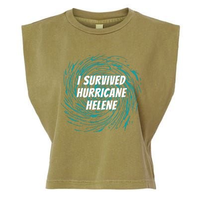 I Survived Hurricane Helene 2024 Florida Garment-Dyed Women's Muscle Tee