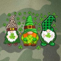 Irish Shamrock Happy St Patrick's Day Gnome Shamrock Legacy Tie Dye Trucker Hat
