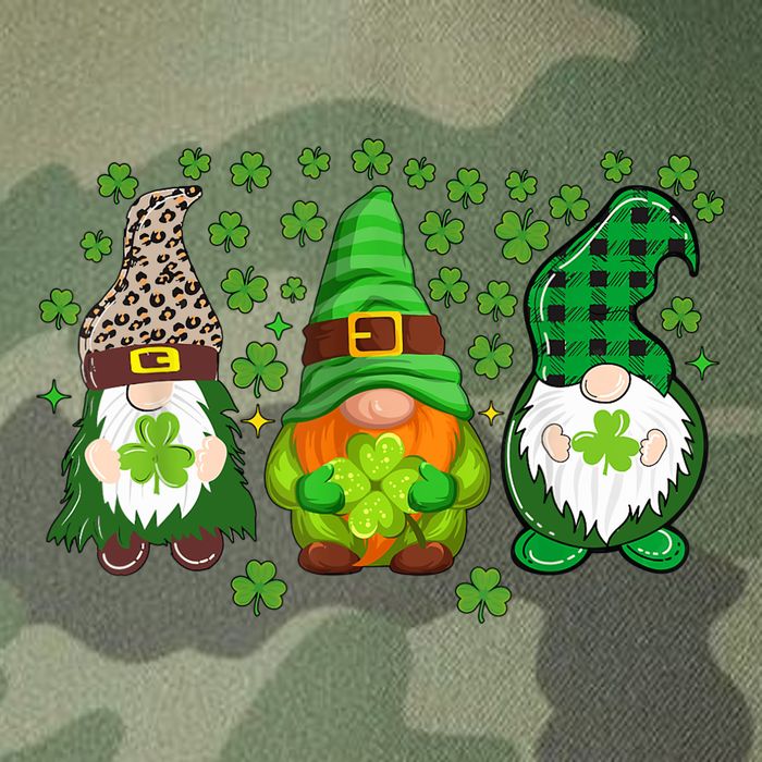 Irish Shamrock Happy St Patrick's Day Gnome Shamrock Legacy Tie Dye Trucker Hat