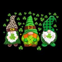 Irish Shamrock Happy St Patrick's Day Gnome Shamrock Impact Tech Backpack