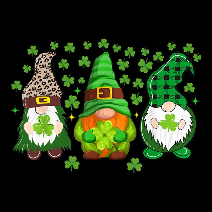 Irish Shamrock Happy St Patrick's Day Gnome Shamrock Impact Tech Backpack