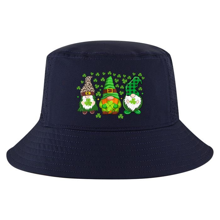 Irish Shamrock Happy St Patrick's Day Gnome Shamrock Cool Comfort Performance Bucket Hat