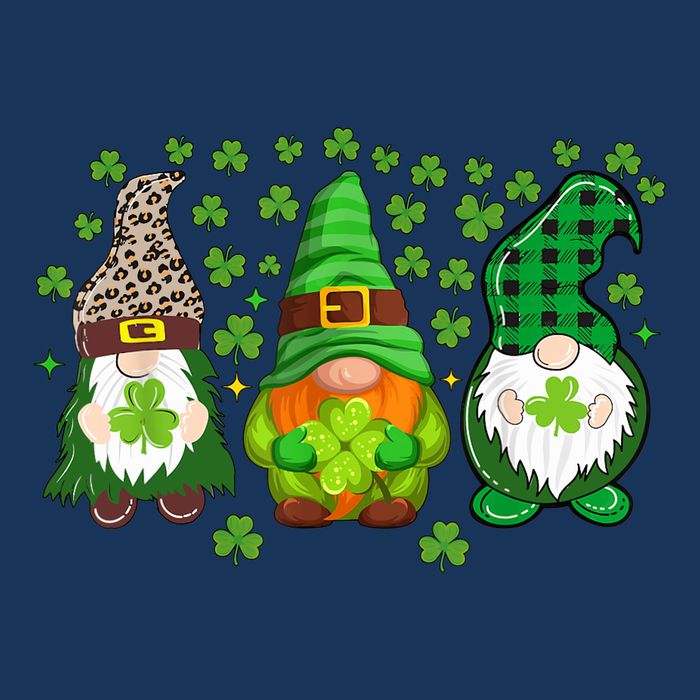Irish Shamrock Happy St Patrick's Day Gnome Shamrock Cool Comfort Performance Bucket Hat