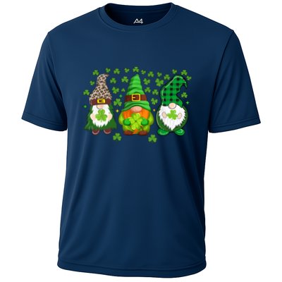 Irish Shamrock Happy St Patrick's Day Gnome Shamrock Performance Shirt