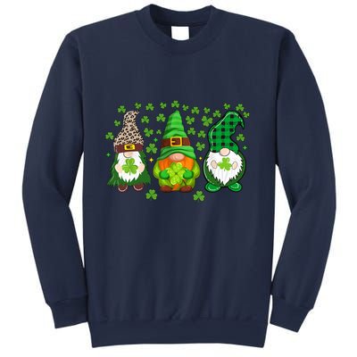 Irish Shamrock Happy St Patrick's Day Gnome Shamrock Sweatshirt