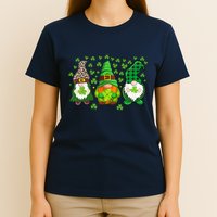 Irish Shamrock Happy St Patrick's Day Gnome Shamrock T-Shirt